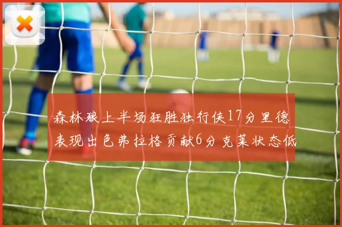 森林狼上半场狂胜独行侠17分里德表现出色弗拉格贡献6分克莱状态低迷未得分