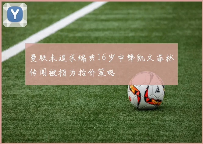 曼联未追求瑞典16岁中锋凯文菲林传闻被指为抬价策略